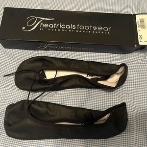 Theatricals Footwear Black Ballet Shoes